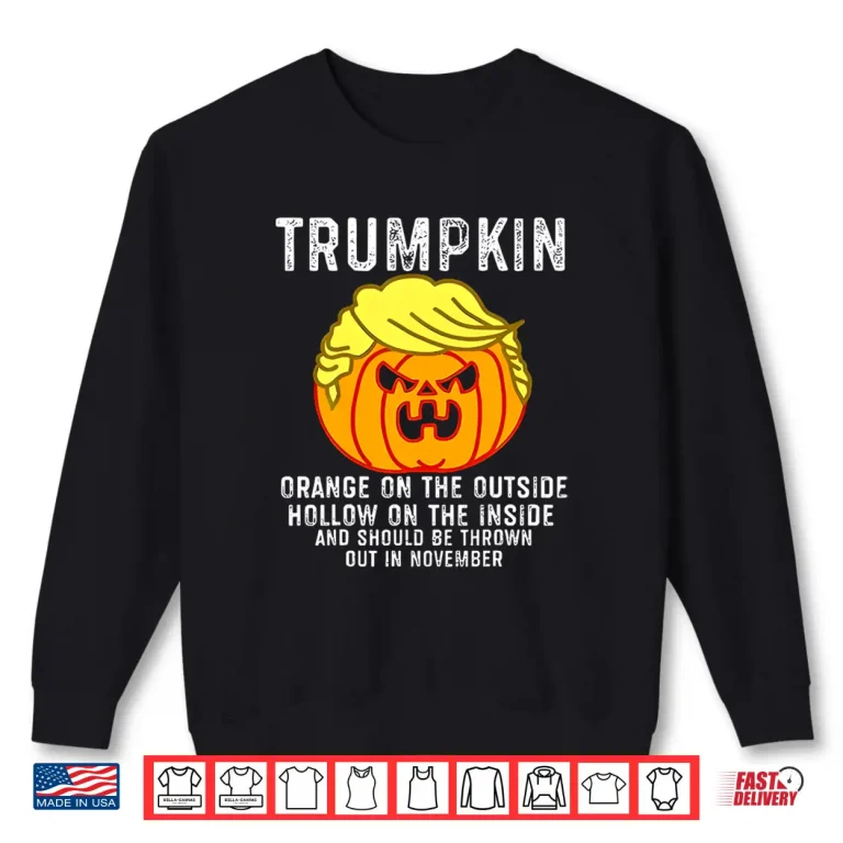 Sweatshirt Trumpkin Orange On The Outside Hollow On The Inside Shirt