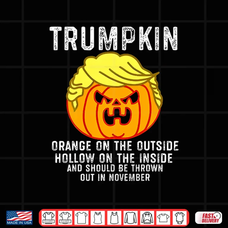 Design Trumpkin Orange On The Outside Hollow On The Inside Shirt