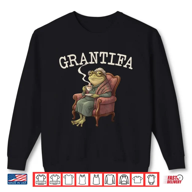 Sweatshirt Grand TIFA Frog Funny Shirt