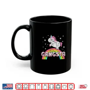 Mug Ironic Cool Unicorn Gangsta Rap Music Festival Shirt