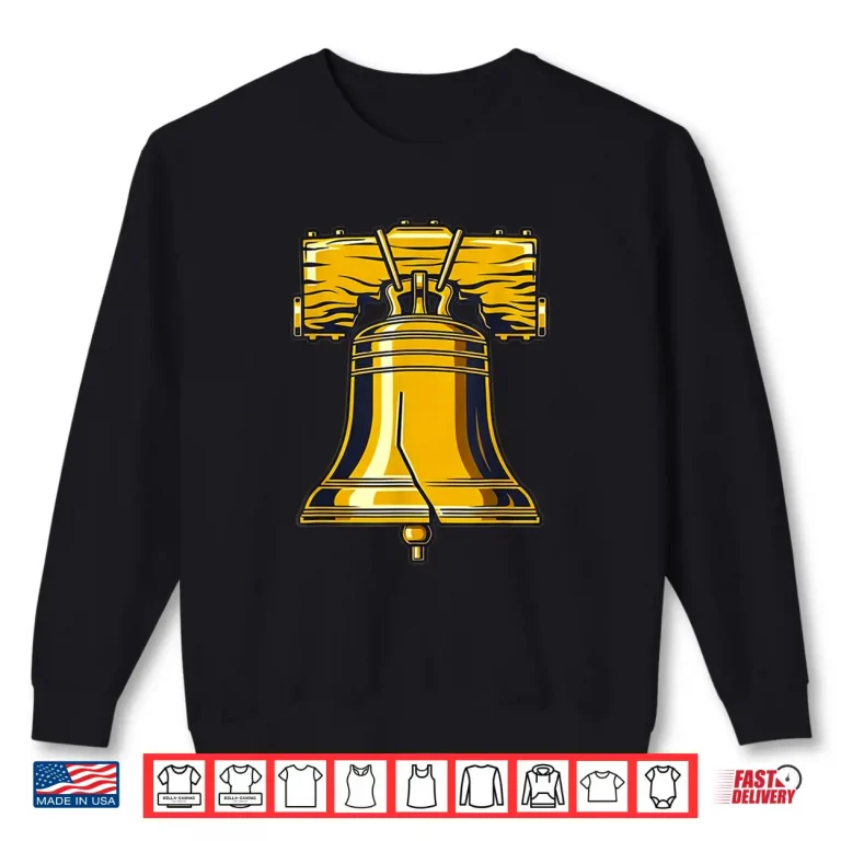 Sweatshirt Liberty Bell Costume Adult American Patriot Liberty Bell Shirt
