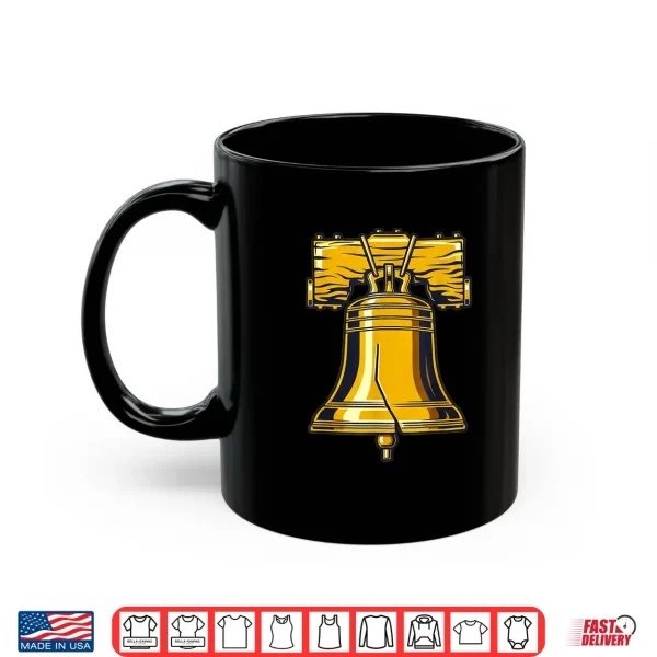 Mug Liberty Bell Costume Adult American Patriot Liberty Bell Shirt