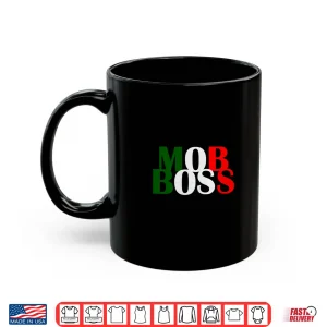 Mug Mob Boss Italian Flag 1920s Costume Mafia Party Shirt