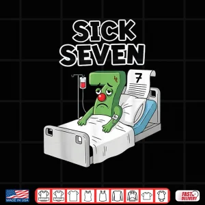 Design Sick Seven 67 Halloween Costume Wordplay Shirt