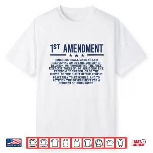 1St First Amendment U.S. Constitution Patriot Shirt