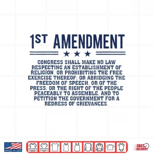 1St First Amendment U.S. Constitution Patriot Shirt 4 Design 1st First Amendment U.S. Constitution Patriot Shirt