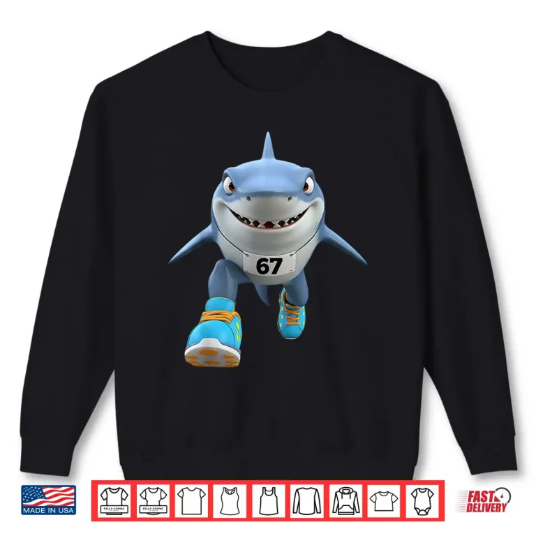 Sweatshirt 67 Meme Tralalero Tralala Runner Italian Brainrot Shirt
