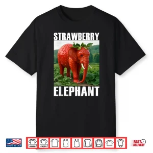 Strawberry Elephant Italian Brainrot Meme Shirt