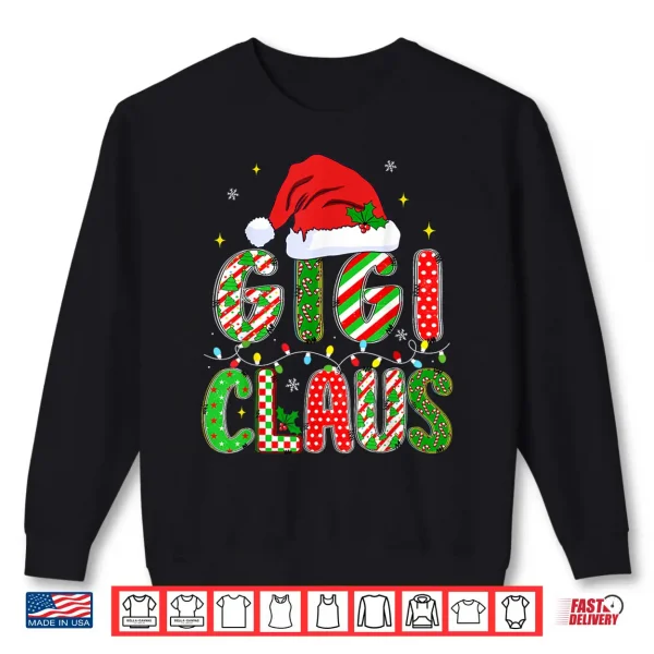 Sweatshirt Christmas Gigi Claus Mom Women Family Matching Pajama Shirt