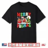 Merry Pugmas Christmas Santa Pug Colorful Costume Owner Shirt