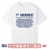 1St Amendment Us Constitution Patriot Shirt