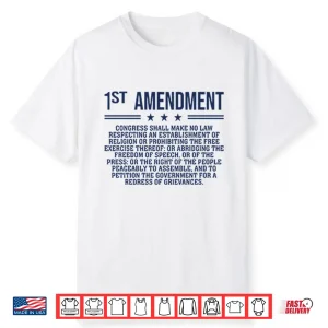 1St Amendment Us Constitution Patriot Shirt