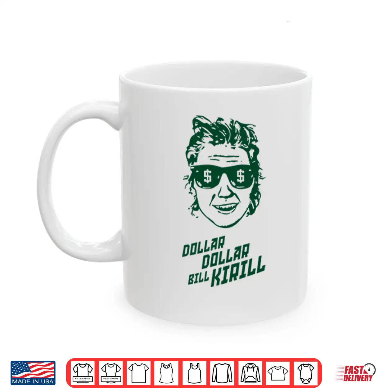 Dollar Dollar Bill Kirill Minnesota Hockey Shirt Dollar Dollar Bill Kirill Minnesota Hockey Shirt