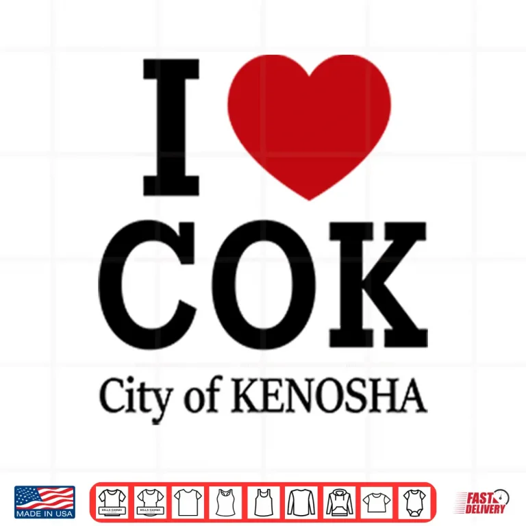 Design I Love COK City Of Kenosha Shirt