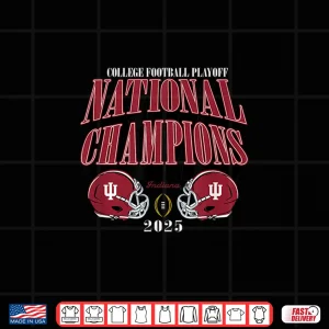 Indiana Hoosiers National Champs 2025 Football Cfp Bold Shirt 4 Design Indiana Hoosiers National Champs 2025 Football Cfp Bold Shirt
