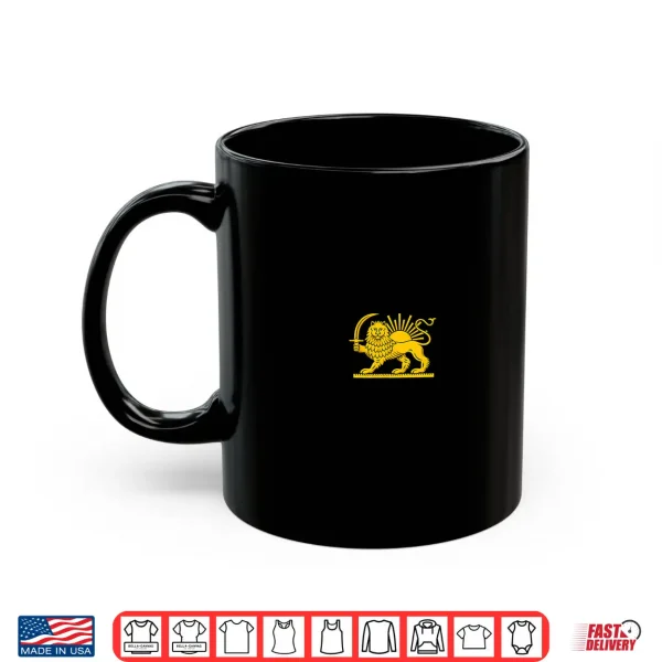 Mug Iran Flag Lion Sun Persian Pride Retro Iran Shir O Khorshid Shirt