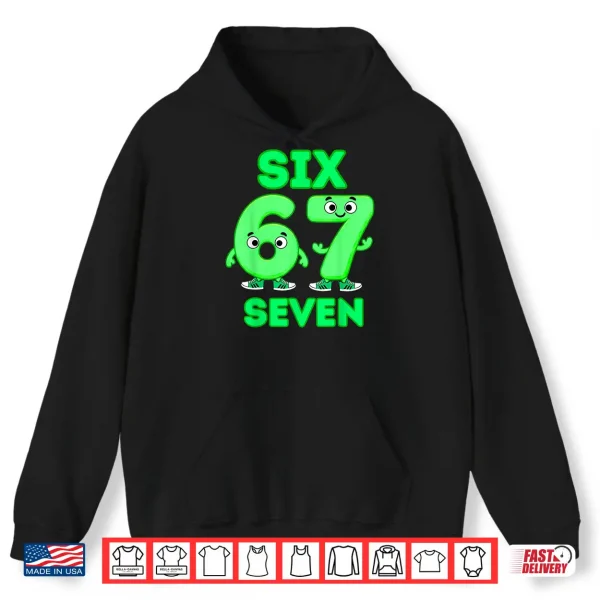 Hoodie 67 Italian Brainrot Funny Italian Brainrot Kids 67 Six Seven Shirt