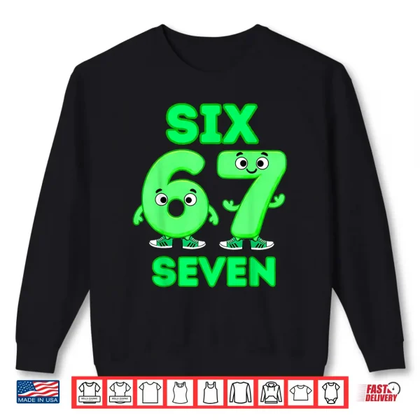 Sweatshirt 67 Italian Brainrot Funny Italian Brainrot Kids 67 Six Seven Shirt