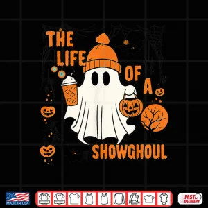 Design The Life of a showghoul Halloween Costume Bow Boo Shirt