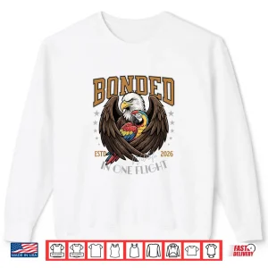 Sweatshirt Bonded In One Flight Wildlife Birds Eagle And Macaw. Shirt