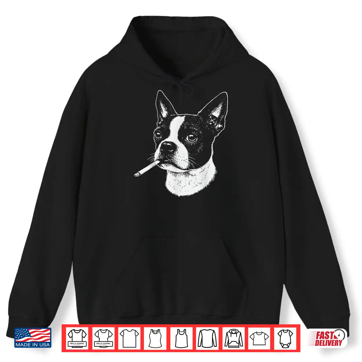 Boston Terrier Meme Funny Dog Smoking Cigarette Shirt Boston Terrier Meme Funny Dog Smoking Cigarette Shirt
