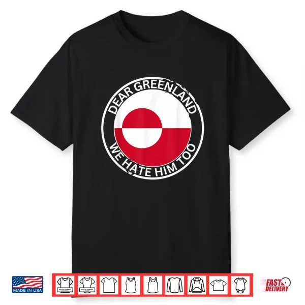 Denmark Greenland Flag Is Not For Sale Support Danish Design Shirt