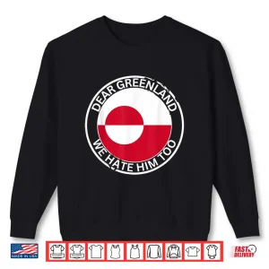 Sweatshirt Denmark Greenland Flag Is Not For Sale Support Danish Design Shirt