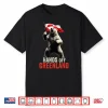 Hands Off Greenland Flag Bear Support Greenland Shirt
