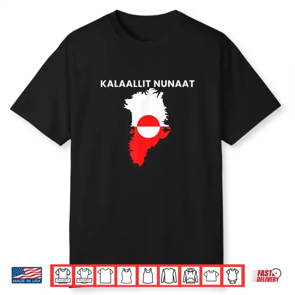 Kalaallit Nunaat Sovereign I Stand With Greenland Flag Shirt