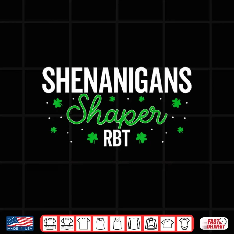Design Shenanigans Shaper Rbt Shamrock St Patricks Day Aba Therapy Shirt