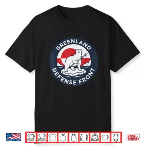 Greenland Guard Polar Bear Spear Arctic Emblem Shirt