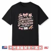 Teacher In Training Pink Bow Apple Please Wait Women Shirt