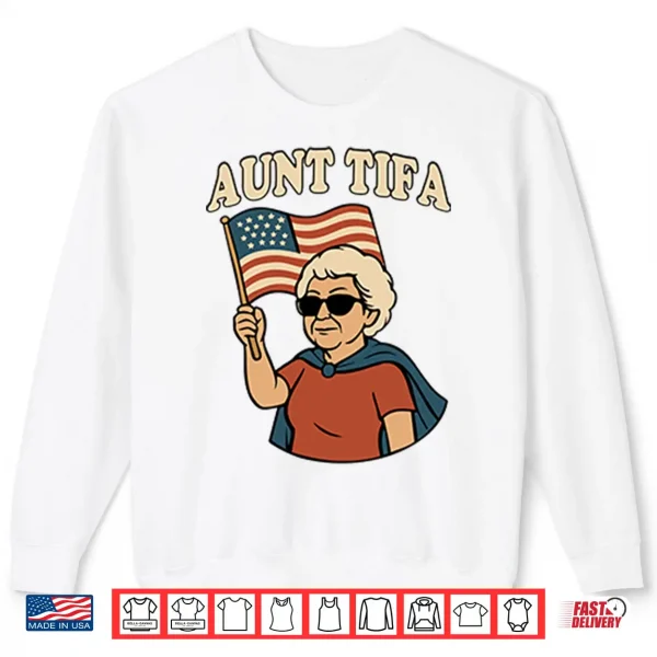 Aunt Tifa Shirt 2 Sweatshirt Aunt Tifa Shirt 1