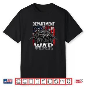 Department Of War Military Soldier Patriotic Veterans Day Shirt