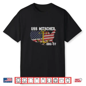 Uss Mitscher Ddg 57 Destroyer Veteran Day Father Grandpa Dad Shirt