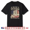 Veteran & Wife Proud American Veteran Wife Veterans Day Shirt