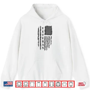 Hoodie Veteran American Flag Memorial Day Patriotic Soldiers Army Shirt 1