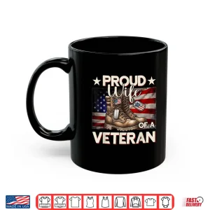Mug Veteran Dad Mom Grandpa American Flag USA Veterans Day Shirt