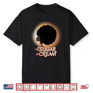 African American Black British Afro Latina Woman With Afro Shirt