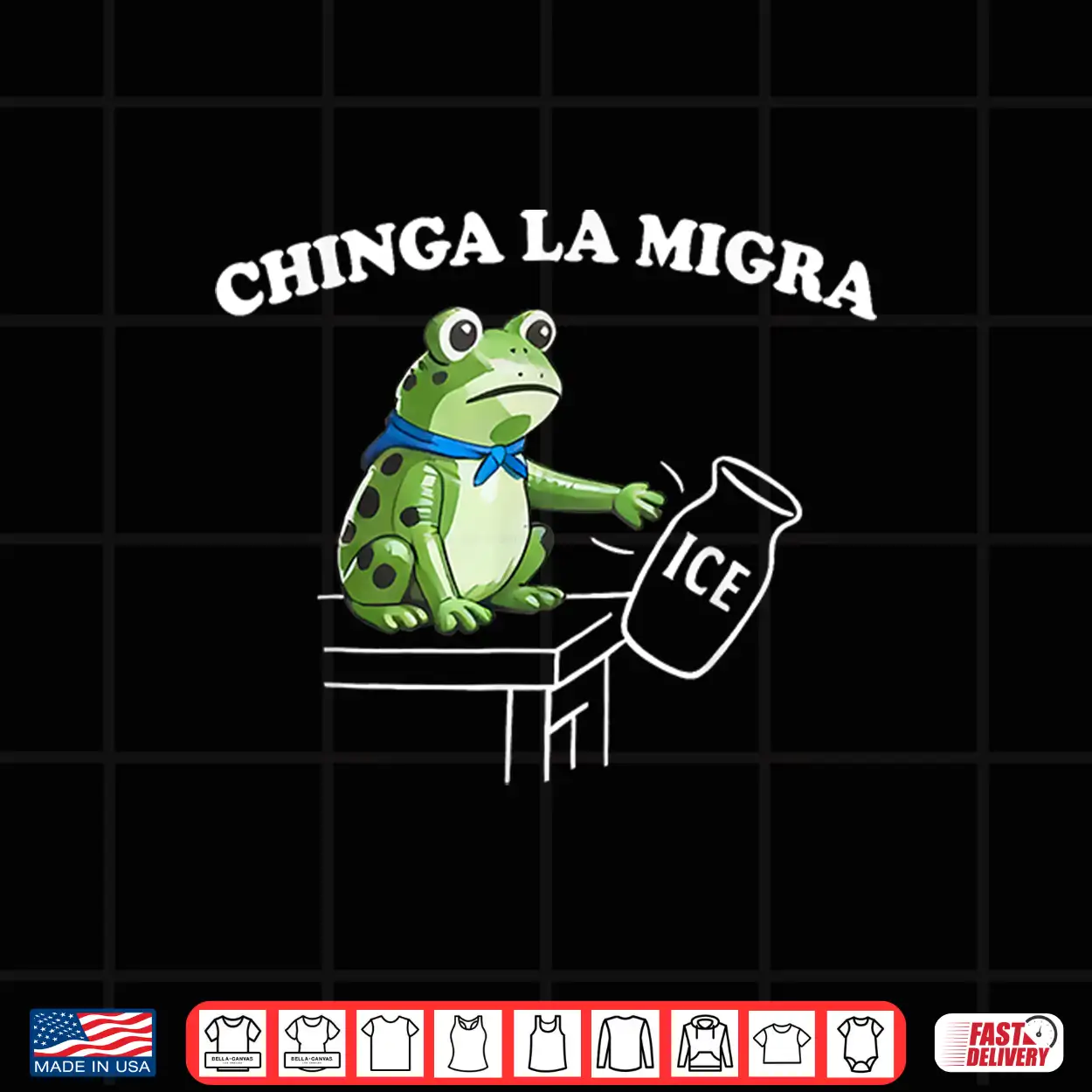 Chinga La Migra Pro Immigration Fascism Human Rights Frog Shirt Chinga La Migra Pro Immigration Fascism Human Rights Frog Shirt