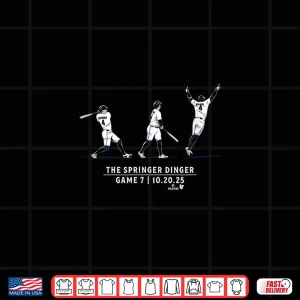 Design George Springer The Game Seven Dinger Toronto Baseball Shirt