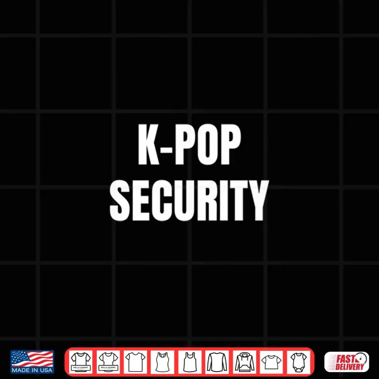 Design K Pop Security Funny Halloween Costume Shirt
