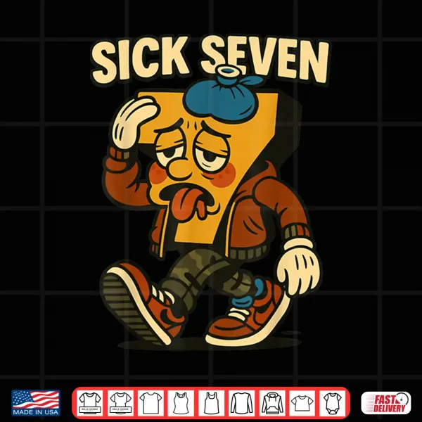 Design Sick Seven 67 Halloween Costume Funny Six Seven Meme Shirt