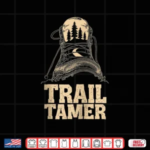 Design Trail Tamer Hiking Adventure Nature Explorer Art Shirt