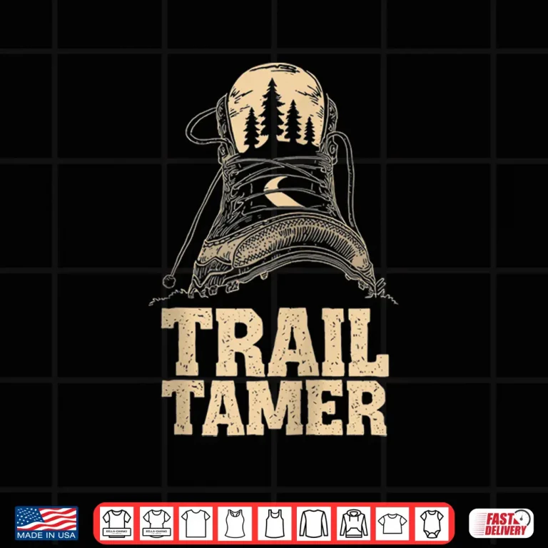 Design Trail Tamer Hiking Adventure Nature Explorer Art Shirt