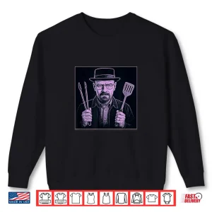 Sweatshirt Grill Science Master Cook with Hat Tongs Spatula Shirt