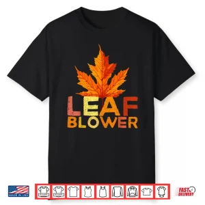 Leaf Blower Adult Halloween Matching Couples Costume Shirt