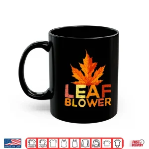 Mug Leaf Blower Adult Halloween Matching Couples Costume Shirt