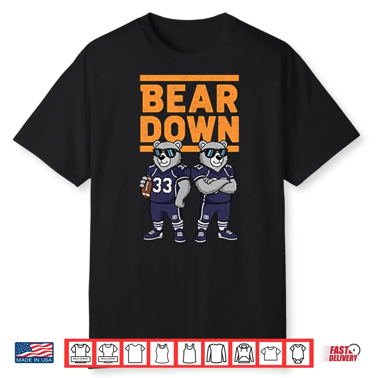 Bear Down Chicago Bears Shirt Bear Down Chicago Bears Shirt