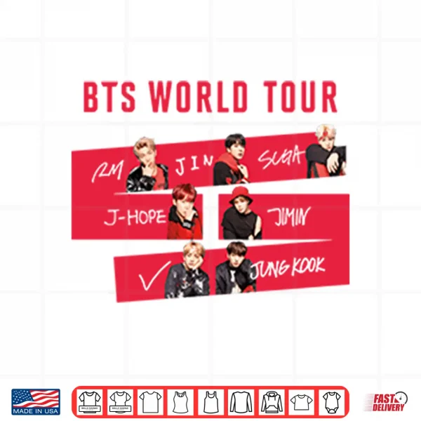 Design Bts World Tour 2026 Shirt